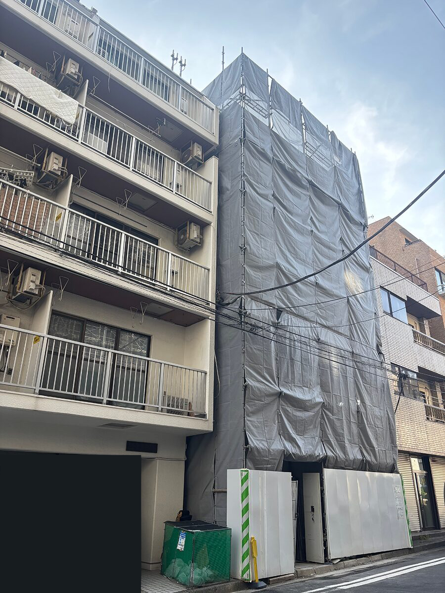 土地を最大限に活かす|横浜市西区の狭小地に建つ5階建てマンション